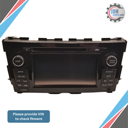 2013–2014 Nissan ALTIMA RADIO Sedan AM FM CD with NAVIGATION OEM — view 1