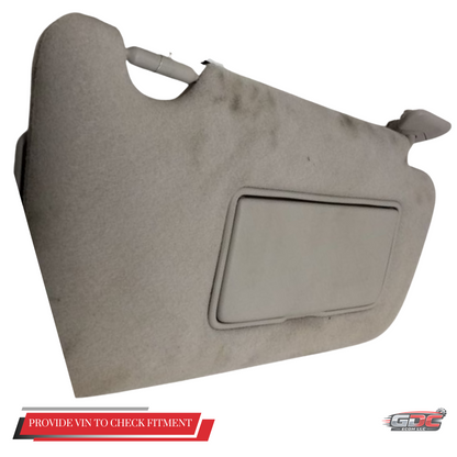 2013–2019 Nissan Sentra RH Passenger Sunvisor Sun Visor with Mirror OEM — view 4