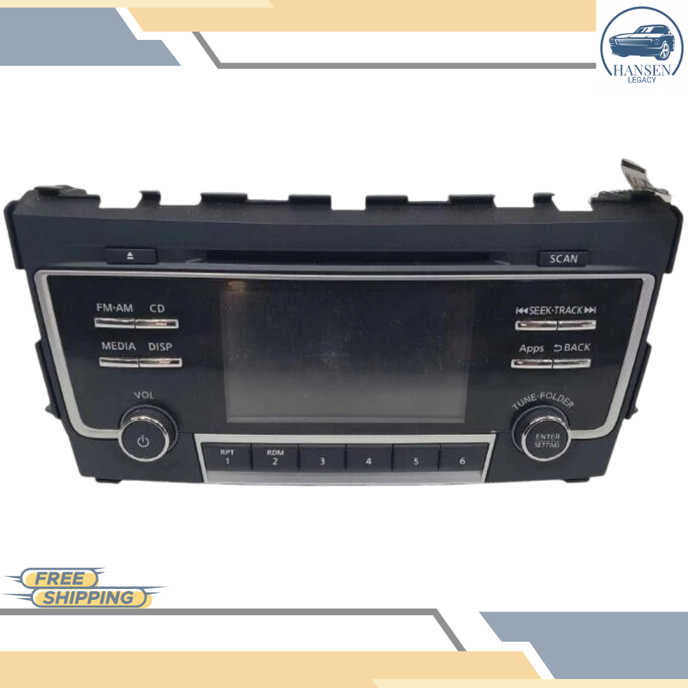 2016–2017 Nissan ALTIMA Radio Display Receiver AM FM CD OEM — view 1