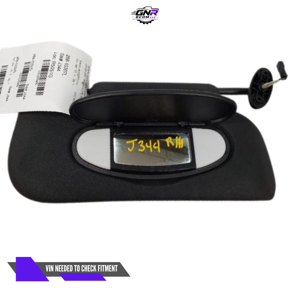 2012–2013 Mini Cooper LH Driver Sunvisor Sun Visor with Mirror & Light OEM — view 2