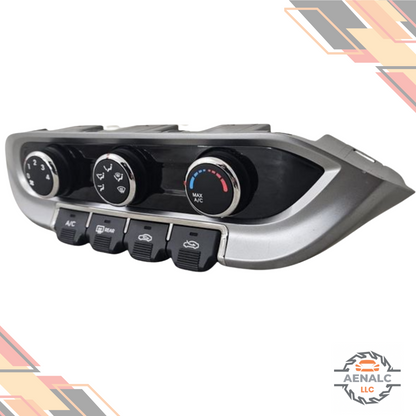 2012–2015 Kia Rio A/C Heater manual Temperature Climate Control (3 knob) OEM — view 2