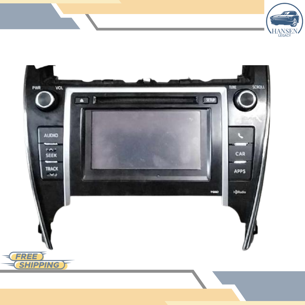 2012–2013 Toyota Camry Radio Receiver AM-FM-CD OEM P10067 — view 1
