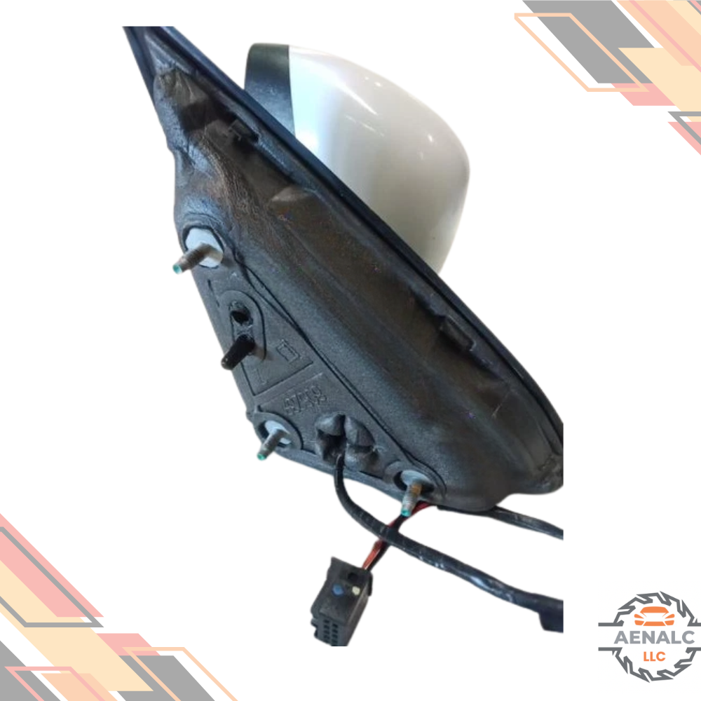 2017–2021 Jeep Cherokee Left Driver Side View Door Mirror Heated White OEM — view 2