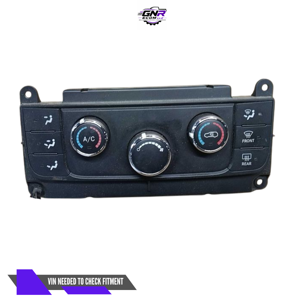 2011–2013 Jeep Grand Cherokee Manual Climate AC Heater Temperature Control OEM — view 1