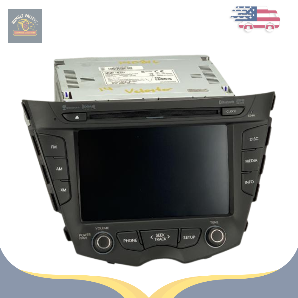 2012–2015 Hyundai Veloster Radio Display Receiver Satellite CD OEM — view 1
