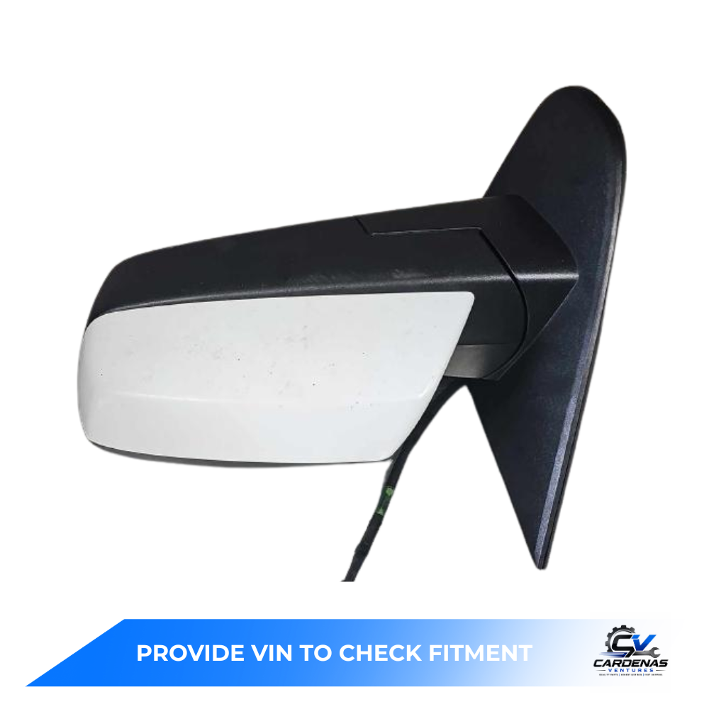 2014–2019 Chevrolet Silverado 1500 Left Driver Side View Door Mirror White — view 2