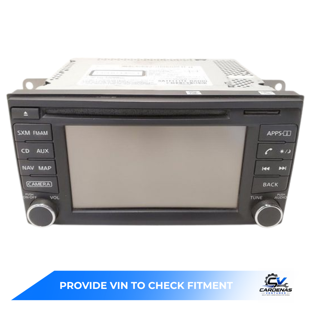 2015 Nissan Sentra CD Player Radio Receiver Navigation With Display Screen OEM — view 1