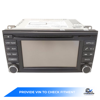 2015 Nissan Sentra CD Player Radio Receiver Navigation With Display Screen OEM — view 1