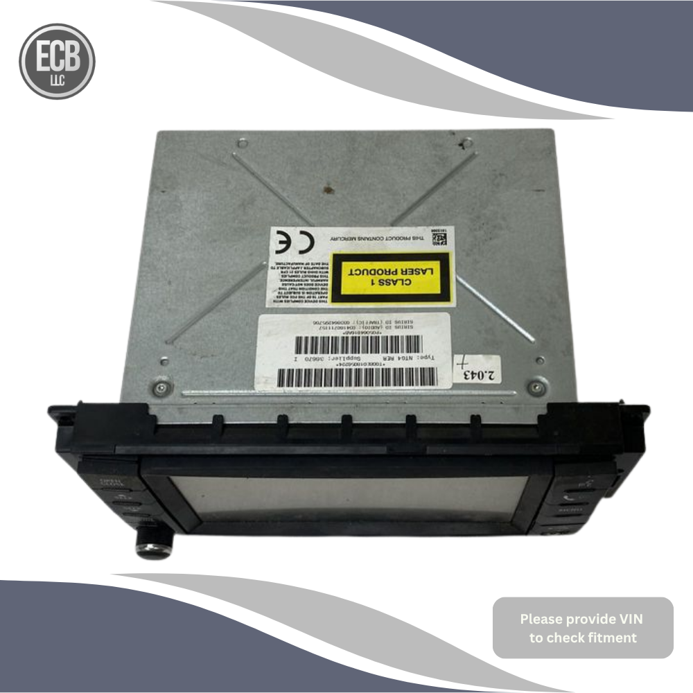 2008–2010 Chrysler Jeep Dodge AM-FM-DVD Radio Display Receiver Satellite Rer OEM — view 2