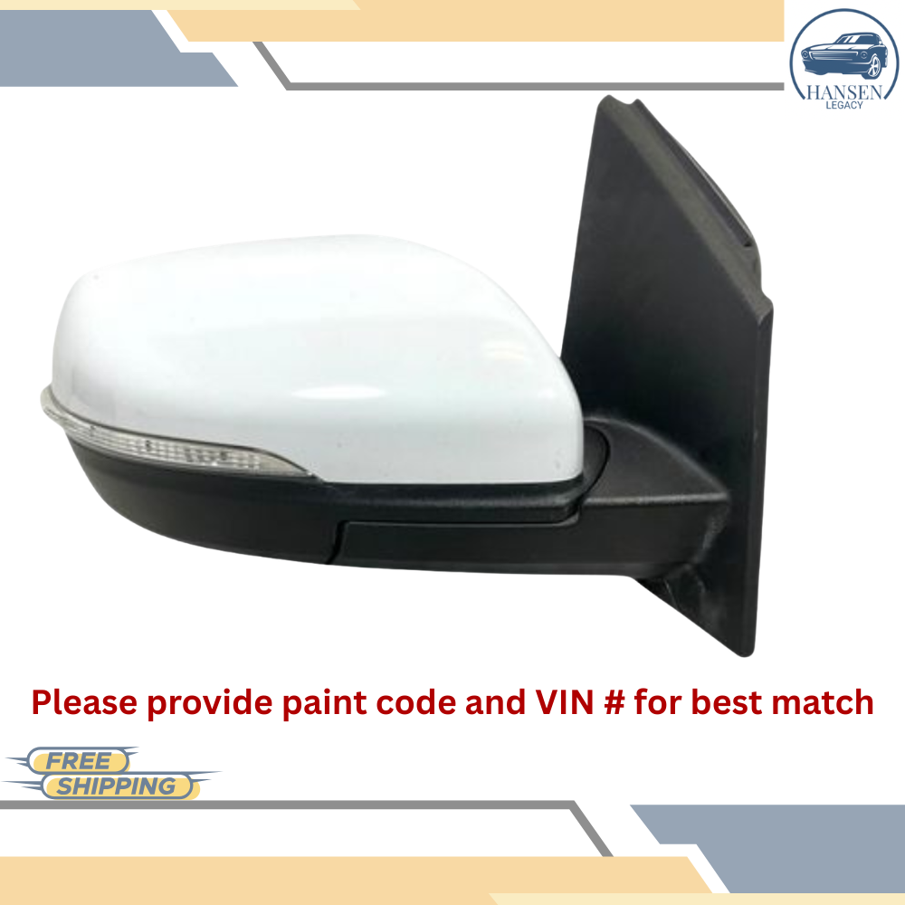 2019–2024 Ford Edge Right Passenger Side View Door Mirror White RH — view 1