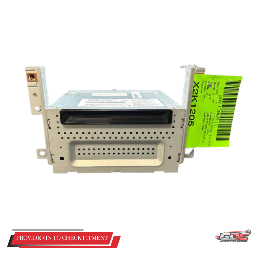 2012 FORD F-150 Radio Receiver Single Disc Satellite with Nav OEM CL3T-19C156-AA — view 4
