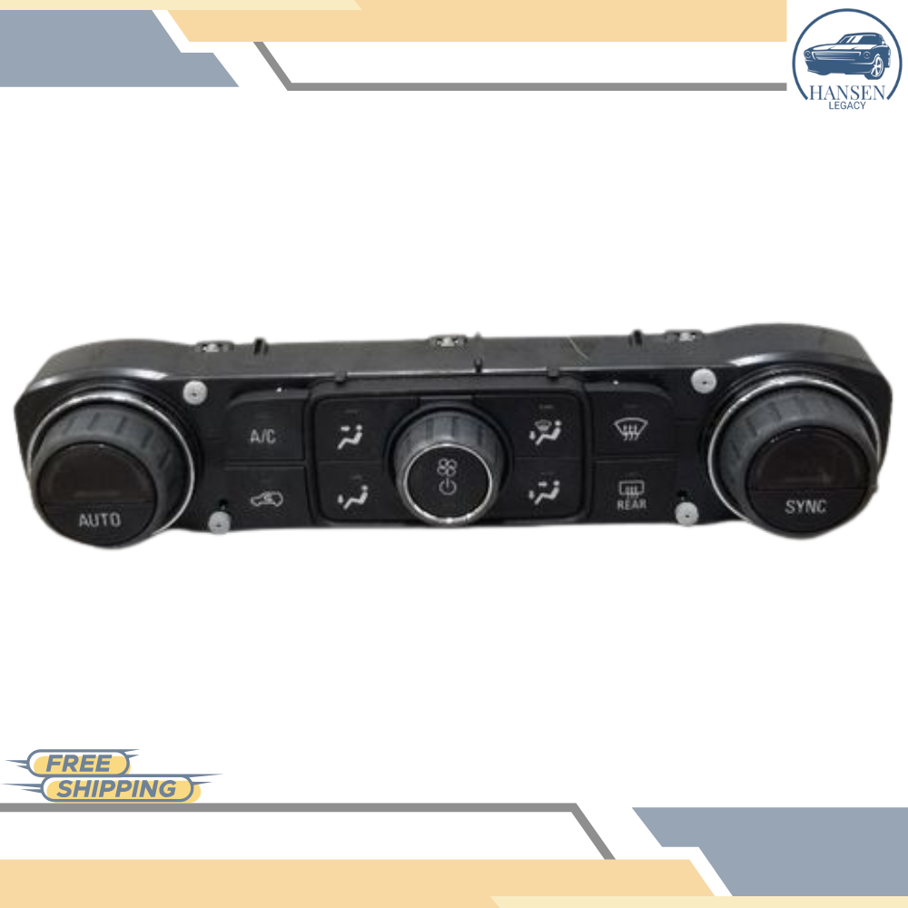 2017–2019 GMC Acadia Climate AC Heater Temperature Control OEM — view 1