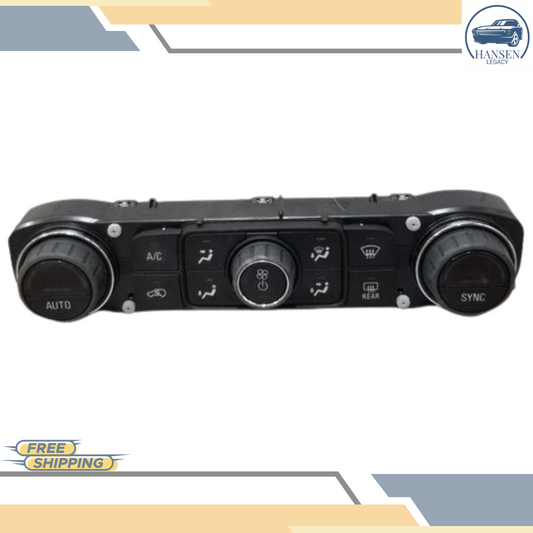 2017–2019 GMC Acadia Climate AC Heater Temperature Control OEM — view 1