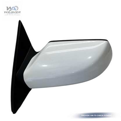 2007–2012 Nissan Altima Sedan Left Driver Side View Door Mirror White OEM — view 1