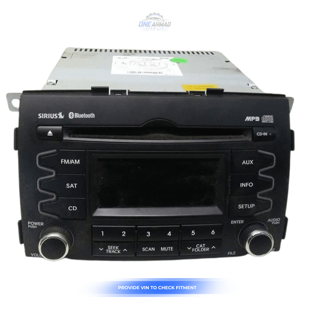2011–2013 Kia Sorento Radio Receiver AM FM Bluetooth MP3 CD Player OEM — view 1