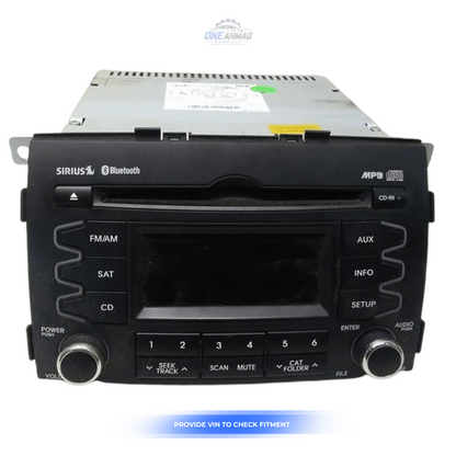 2011–2013 Kia Sorento Radio Receiver AM FM Bluetooth MP3 CD Player OEM — view 1