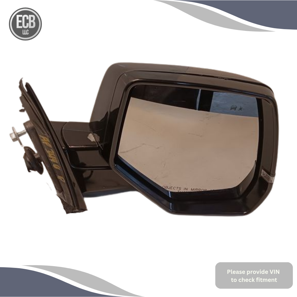 2015–2020 Cadillac Escalade Right Passenger Side Door Mirror Black Surround view — view 1