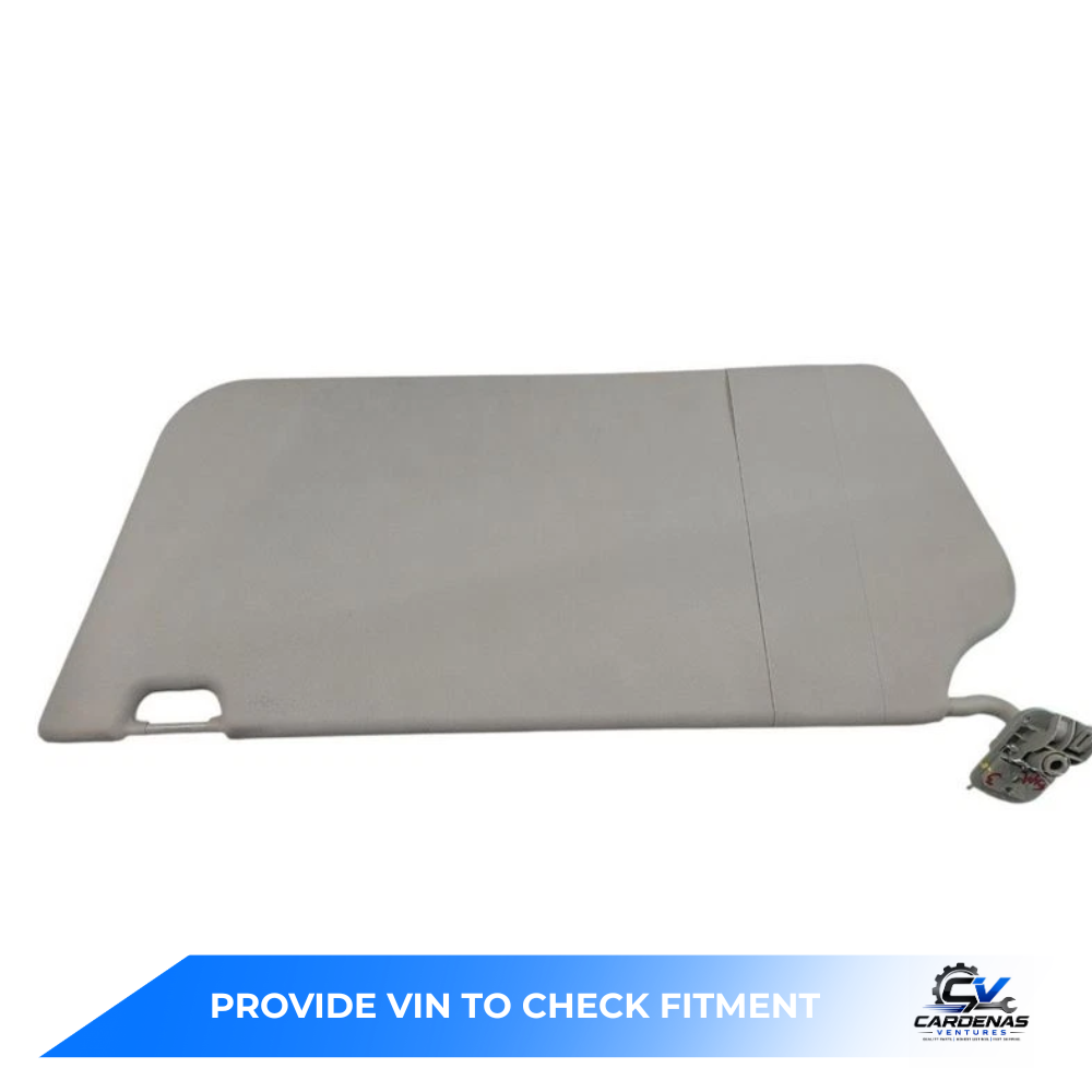 2015–2019 Ford Transit 250 Passenger RH Interior Sun Visor Gray OEM — view 1