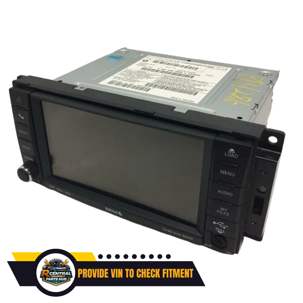 2011–2014 Chrysler 200 Radio Display Receiver AM FM CD DVD SAT Face ID RBZ OEM — view 1