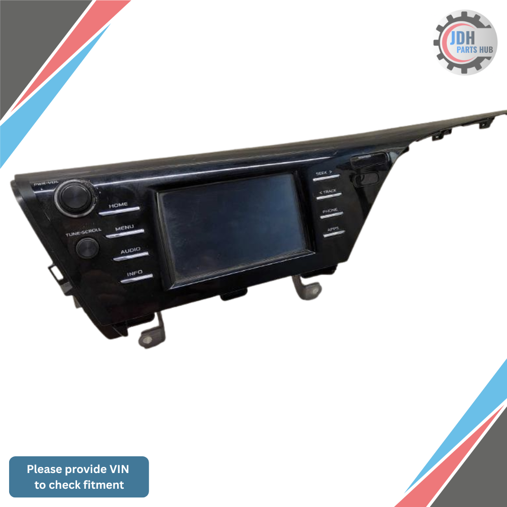 2018–2019 Toyota Camry Radio Receiver Display Screen ID 86140-33380 OEM — view 1