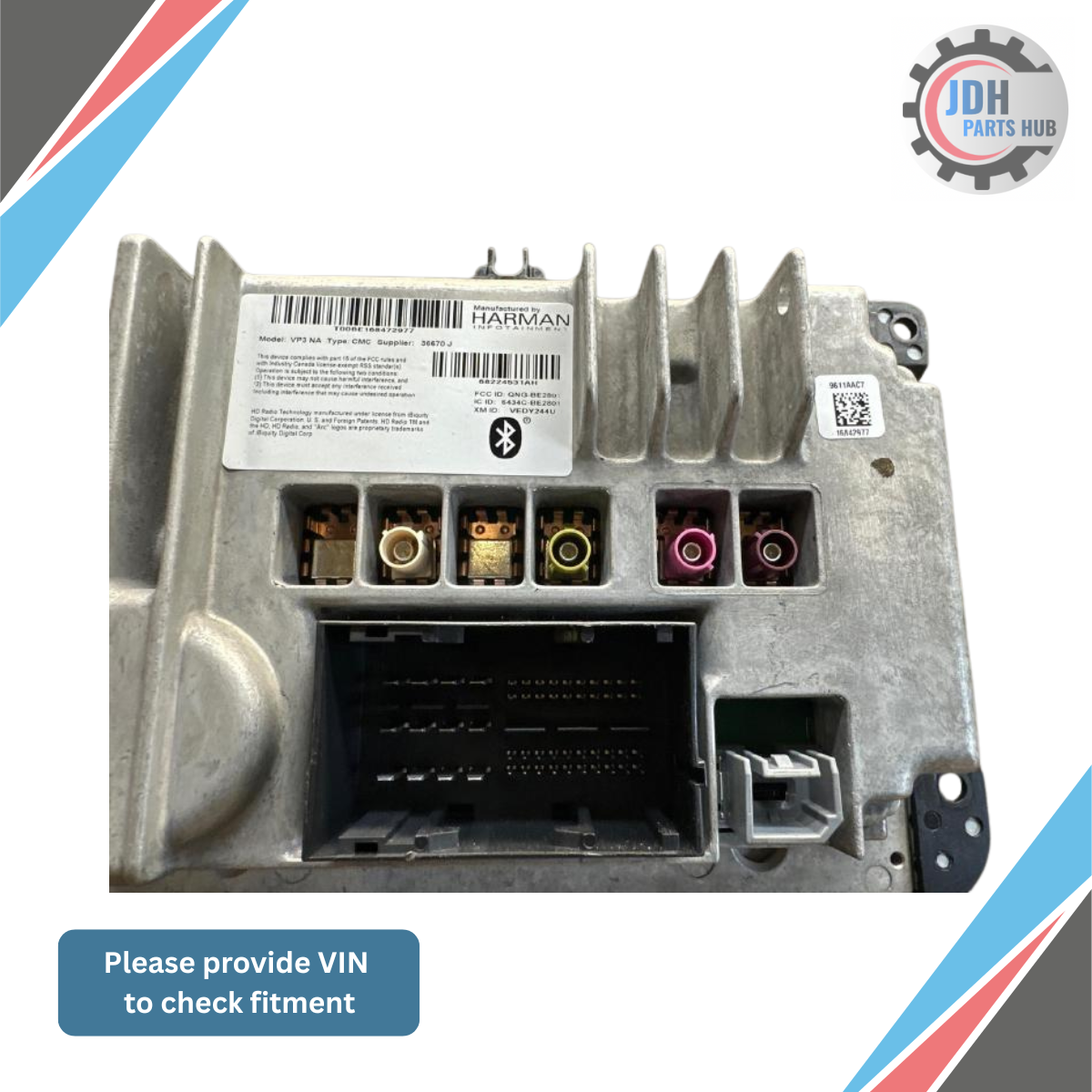 2014 RAM 1500 8.4" Uconnect AM/FM Radio Receiver OEM — view 3