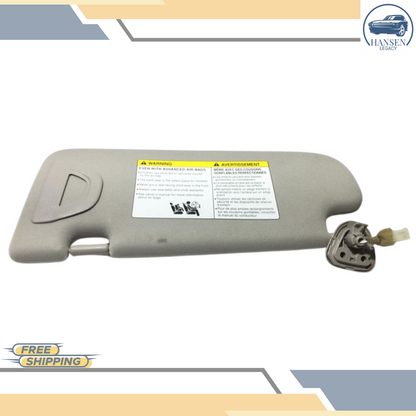 2014–2023 Infiniti Q50 RH Passenger Sunvisor Sun Visor with Mirror & Light OEM — view 1