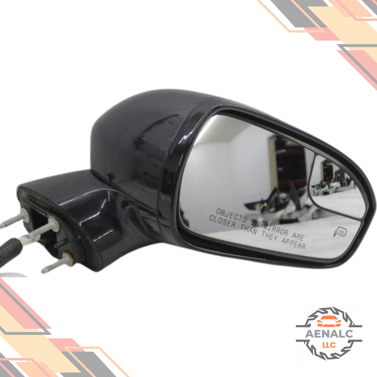 2013–2014 Ford Fusion Passenger Right Side View Mirror Assembly RH Black 13 14 — view 1