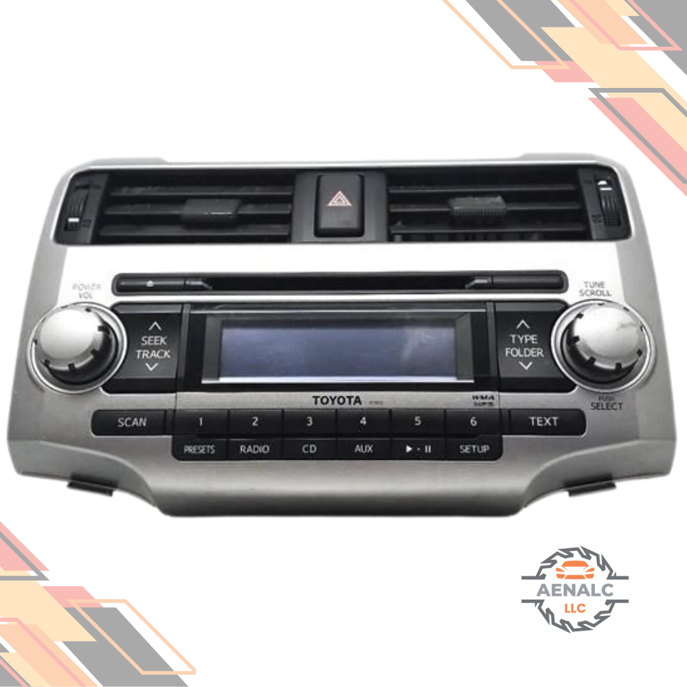 2010–2011 Toyota 4Runner Radio Stereo Receiver MP3 CD Player P1850 OEM — view 1