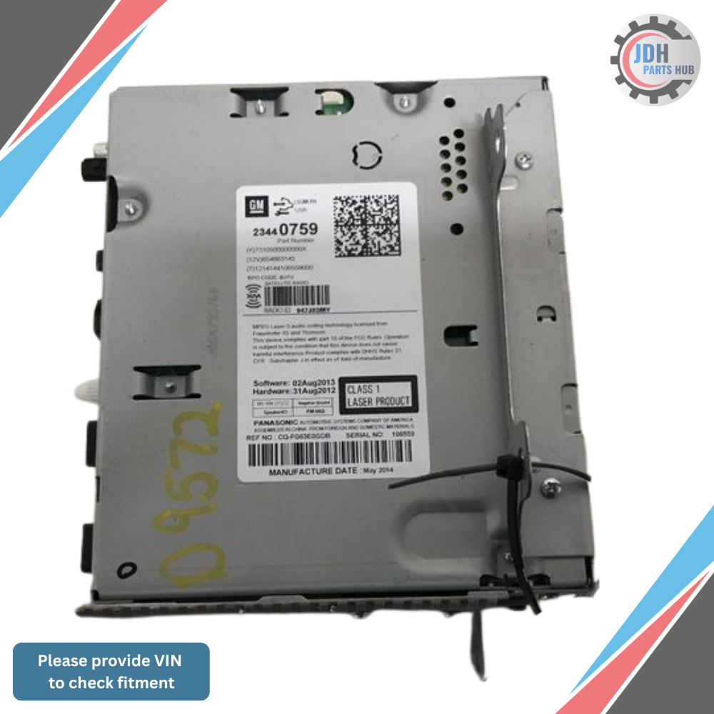 2014–2015 GMC Terrain Radio Receiver UFU OEM — view 3