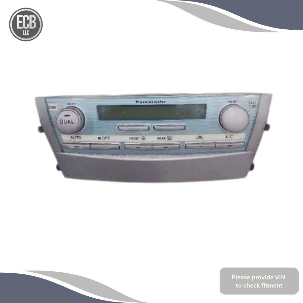 2007–2009 Toyota Camry Climate AC Heater Temperature Control Panel OEM — view 1