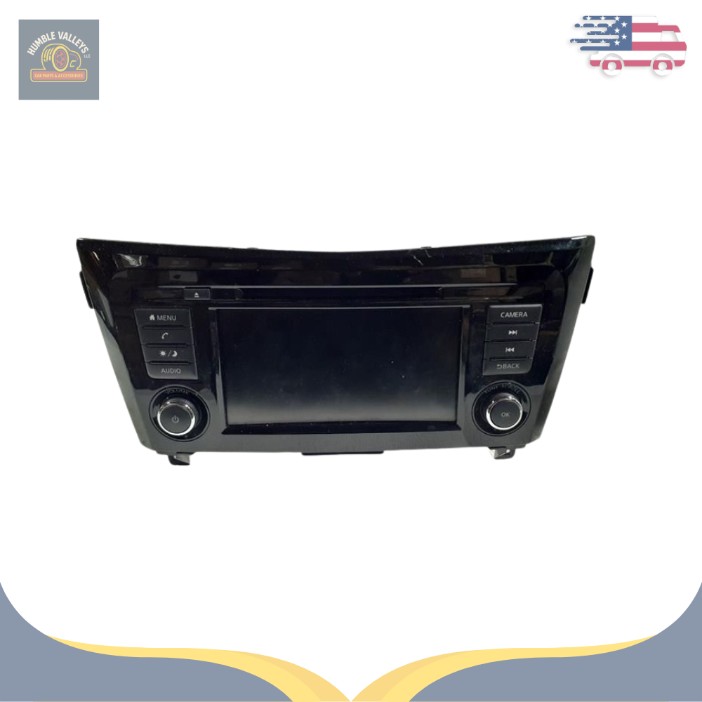 2018–2020 Nissan Rogue AM FM CD Radio Display & Receiver Single CD OEM 18 19 20 — view 1