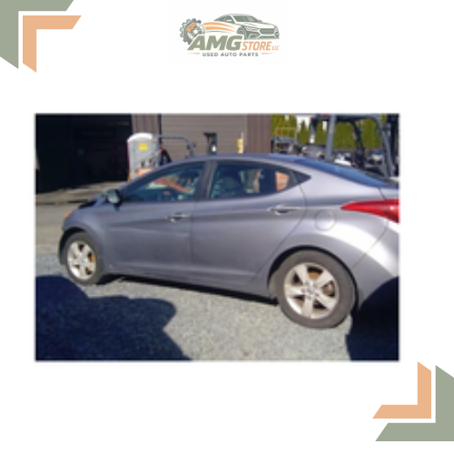 2011–2015 Hyundai Elantra Right Passenger Side View Door Mirror Heated Gray RH — view 4