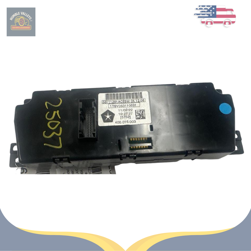 2011–2012 Dodge Ram 1500 AC Heater Climate Temperature Control with Dual Zone OEM — view 2