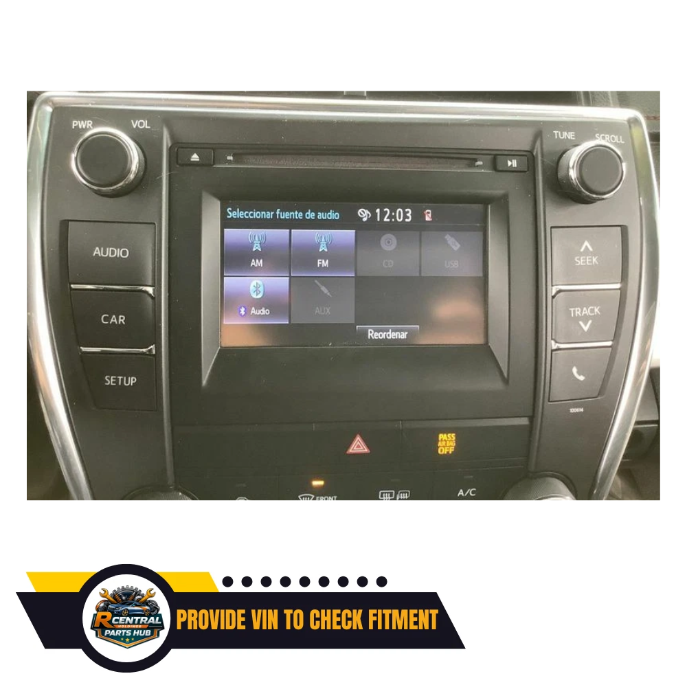 2015–2017 Toyota Camry Radio TouchScreen Display Receiver 100614 OEM — view 2