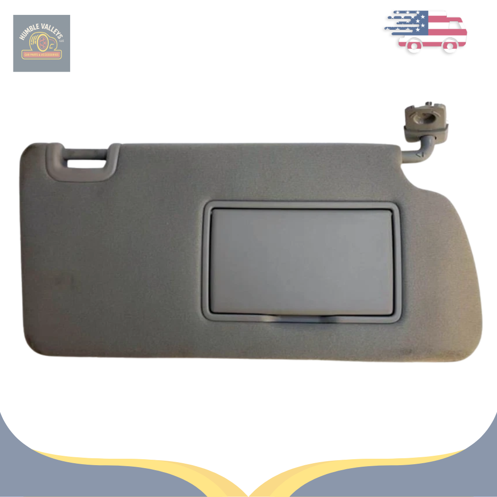 2013–2021 Nissan Frontier Left Driver Sun Visor Sunvisor Gray OEM — view 1