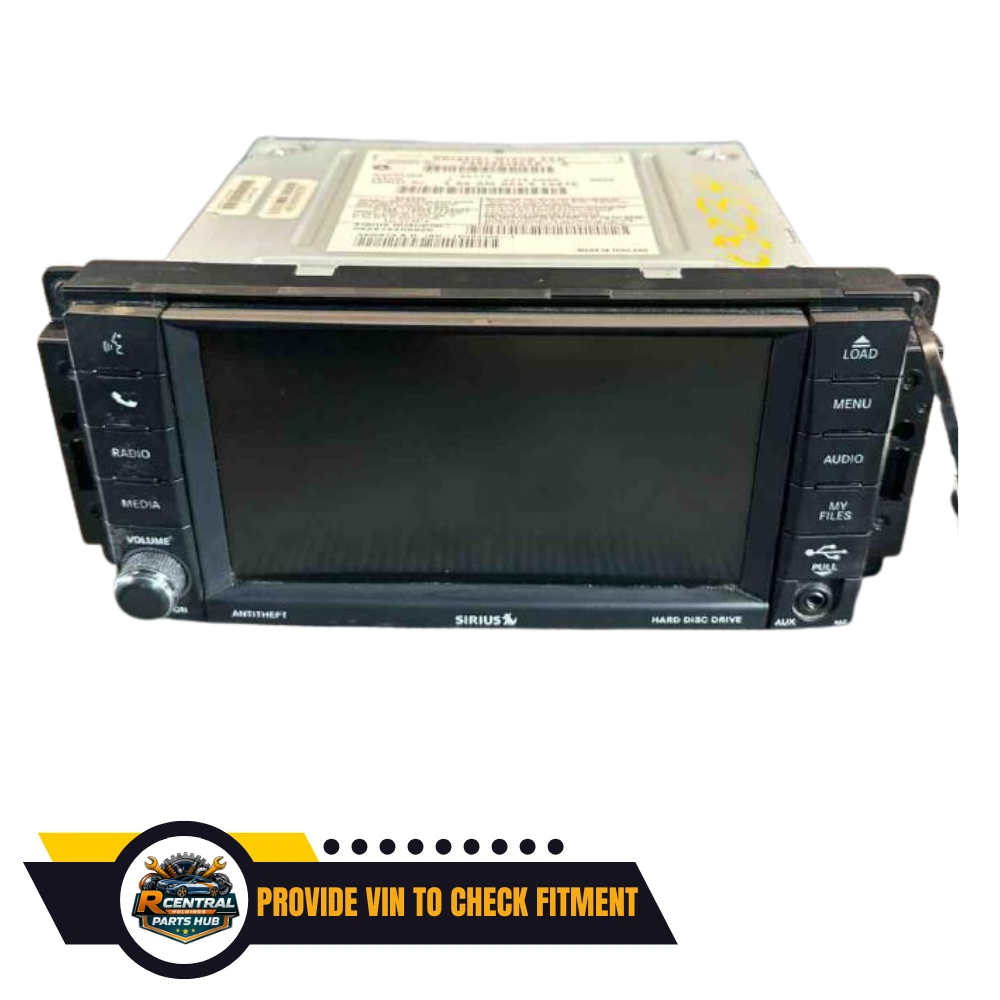 2012–2019 Dodge Caravan Radio MULTIMEDIA SATELLITE AM FM CD RBZ OEM — view 1