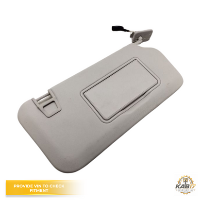 2021–2024 Ford Escape RH Passenger Sunvisor with Mirror & Light Gray OEM — view 2