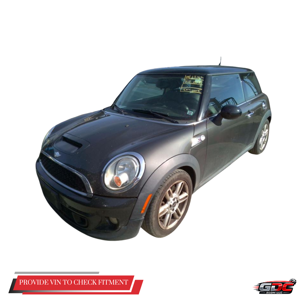 2012–2013 Mini Cooper LH Driver Sunvisor Sun Visor with Mirror & Light BlackOEM — view 2