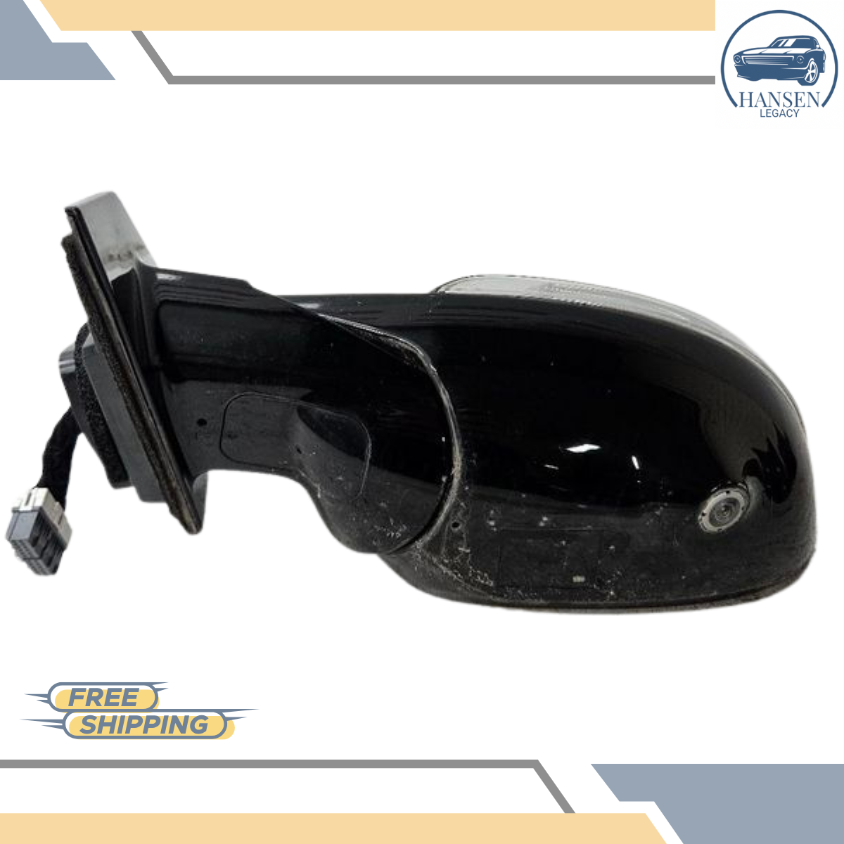 2016–2020 Kia Sorento Left Driver Side View Door Mirror White LH OEM — view 4