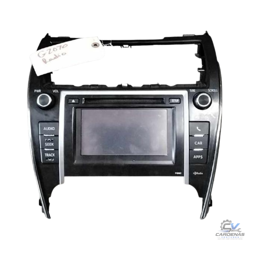 2012–2013 TOYOTA CAMRY Radio Receiver AM-FM-CD OEM P10067 — view 1