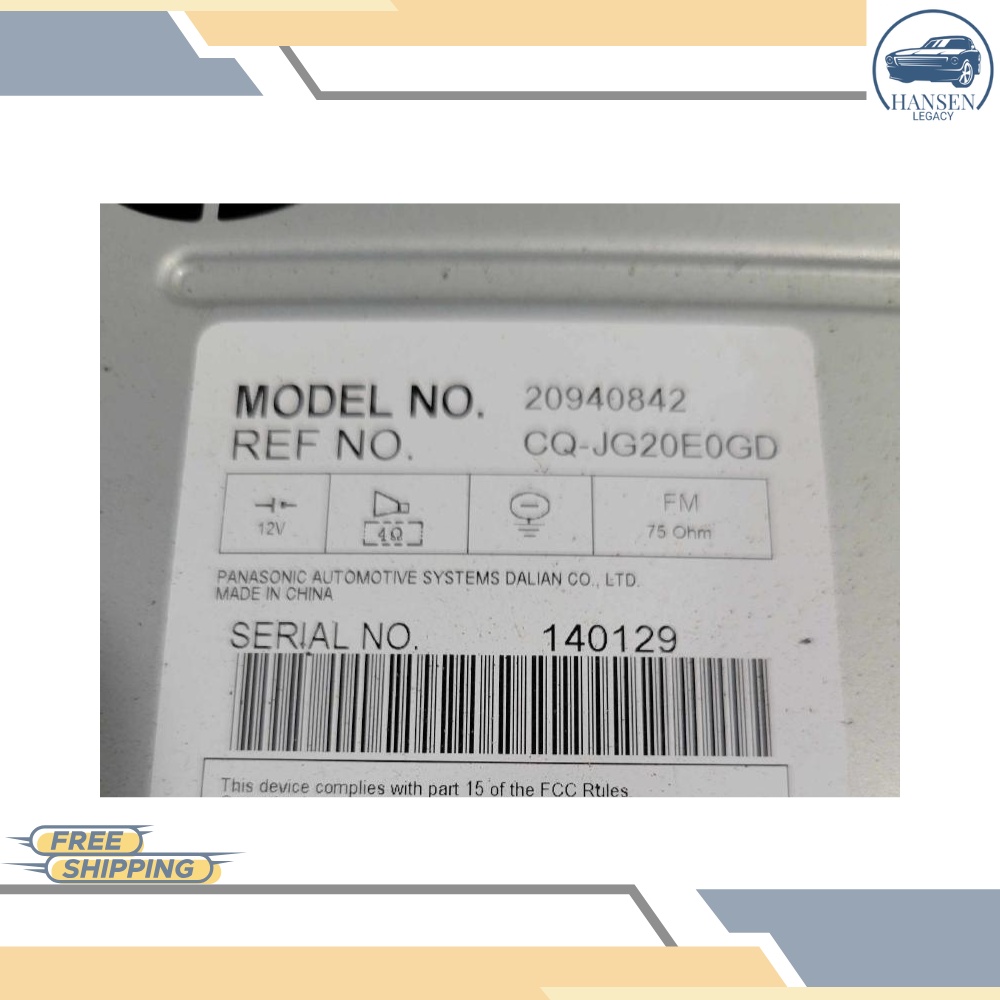 2009–2012 Chevrolet Malibu Radio Receiver Option UUI LTZ 09 10 11 12 — view 4