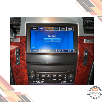 2011 Cadillac Escalade AM-FM-stereo-D<wbr/>VD-navigation Radio Receiver Display GMQ — view 2