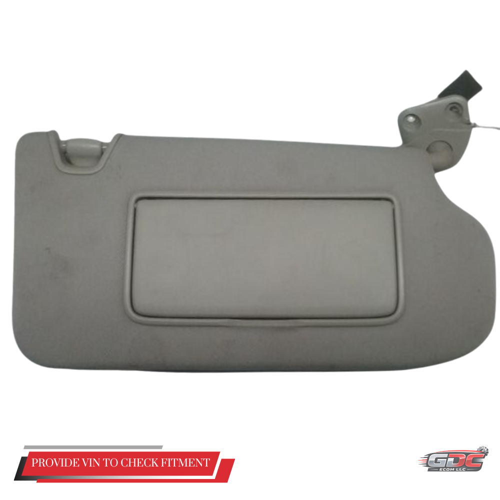 2014–2023 Infiniti Q50 RH Passenger Sunvisor Sun Visor with Mirror & Light OEM — view 2