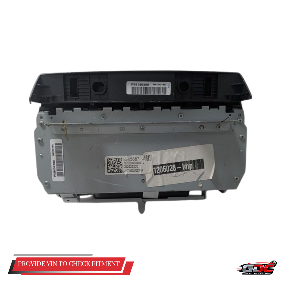 2018–2020 Chevrolet Impala Radio Receiver Display Screen OEM 84355887 — view 4