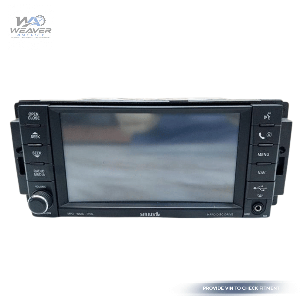 2008–2010 Jeep Grand Cherokee Radio AM/FM DVD Player Receiver Navigation ID RER — view 1