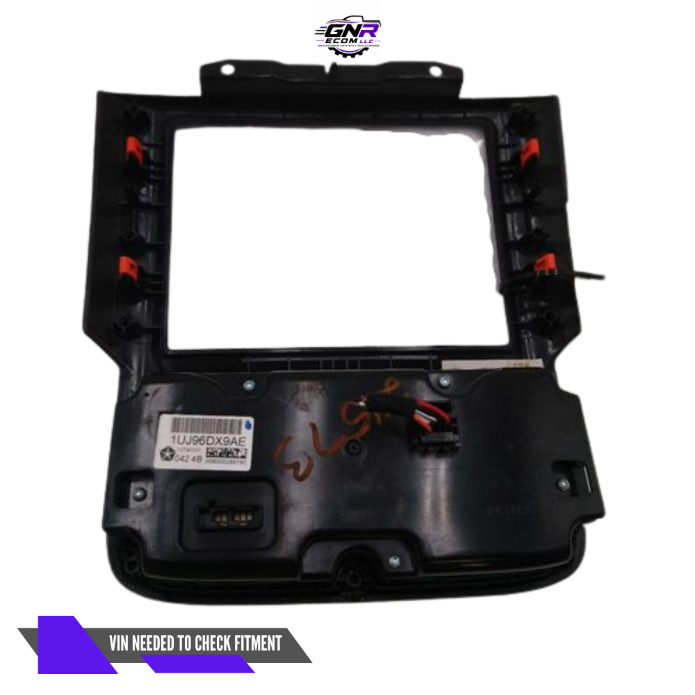 2013–2023 Dodge Ram 1500 2500 3500 A/C AC Heater Temperature Controls Bezel — view 3