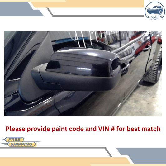 2014–2019 Chevrolet Silverado 1500 Left Driver Side View Door Mirror BLACK LH — view 1