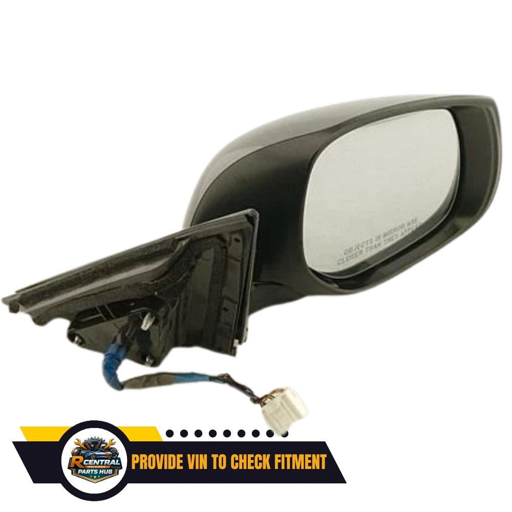 2014–2021 Infiniti Q50 Right Passenger Side Door Mirror Heated Gray OEM — view 1