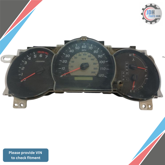 2006–2008 Toyota Tacoma Speedometer Cluster MPH 6 Cylinder AT OEM — view 1