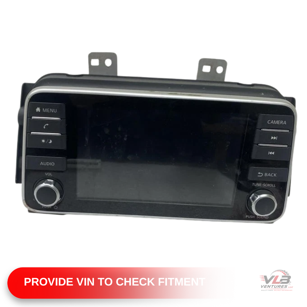 2020 Nissan Versa Satellite Radio Display Screen without Navigation — view 1